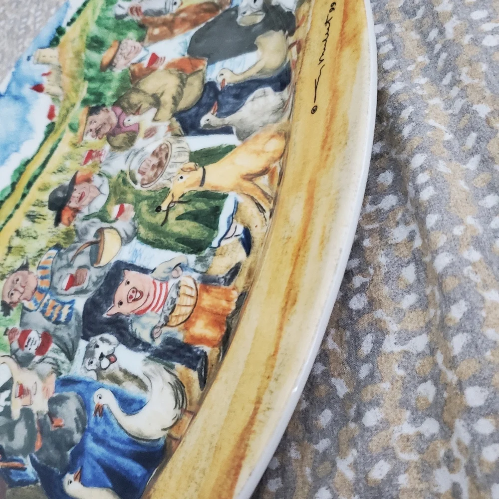 Perigord by Guy Buffet for Williams -Sonoma Oval Platter.